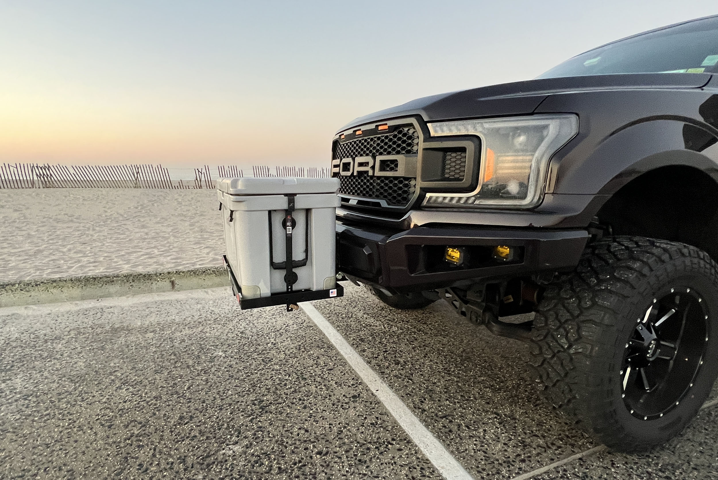 X-Rack UM-One portafrigo gancio anteriore 4 canne