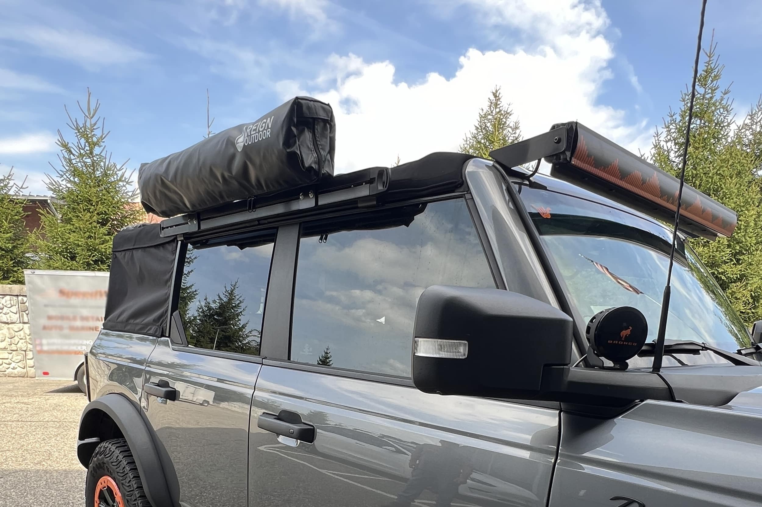 X-Rack Side Rail barra Bronco Soft Top lato singolo