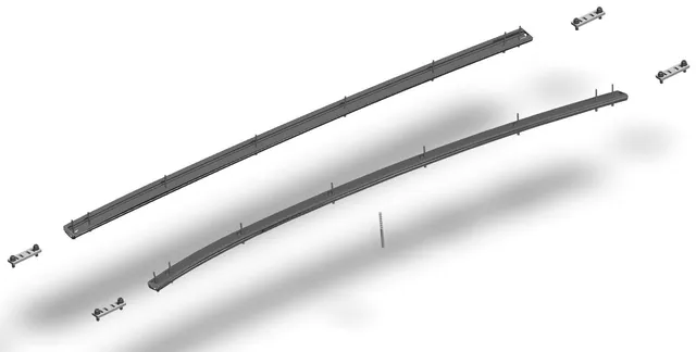 Whispbar LNL Trk Kit Toyota HiLux Mk8 DC attacchi tetto