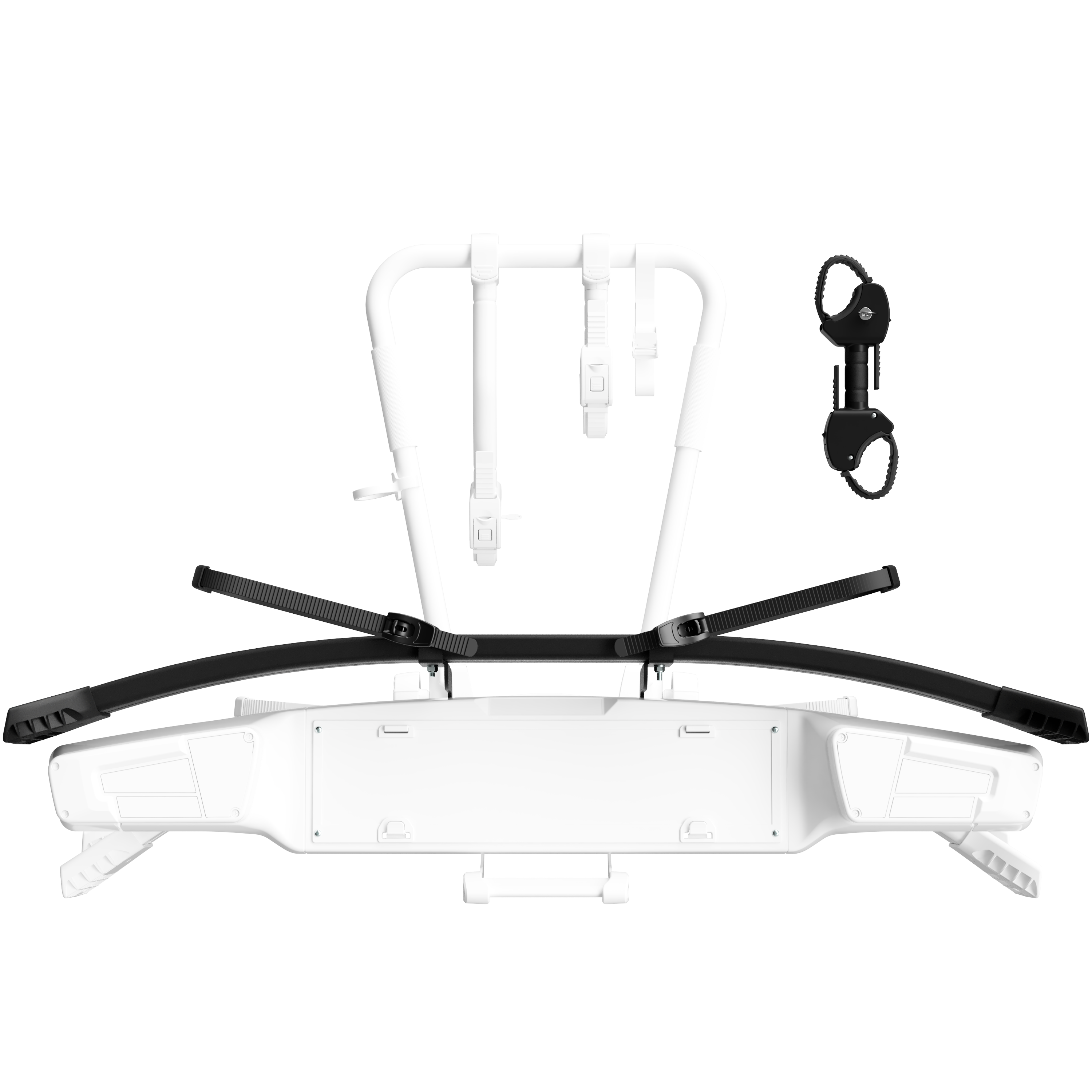 G.P. Verve kit terza bici portabici gancio traino 15 kg