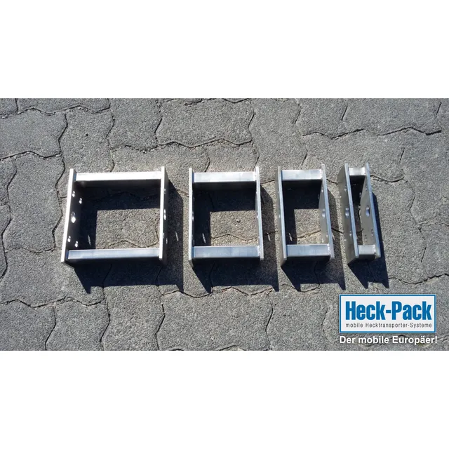 Heck-Pack Quad Prolunga portapacchi gancio inox 250 mm