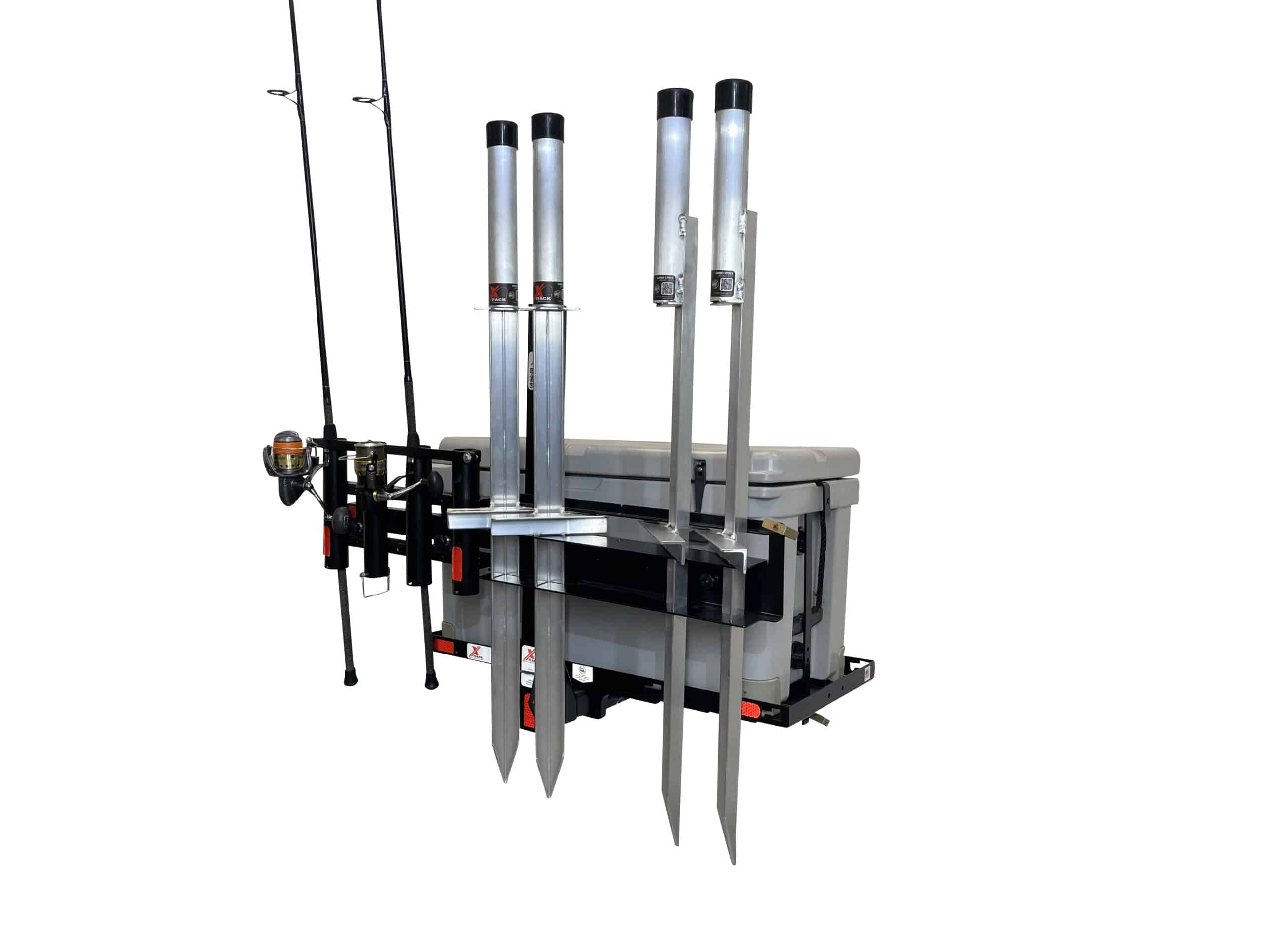 X-Rack Sand Spike Carrier Mount supporto 4 posti alluminio nero