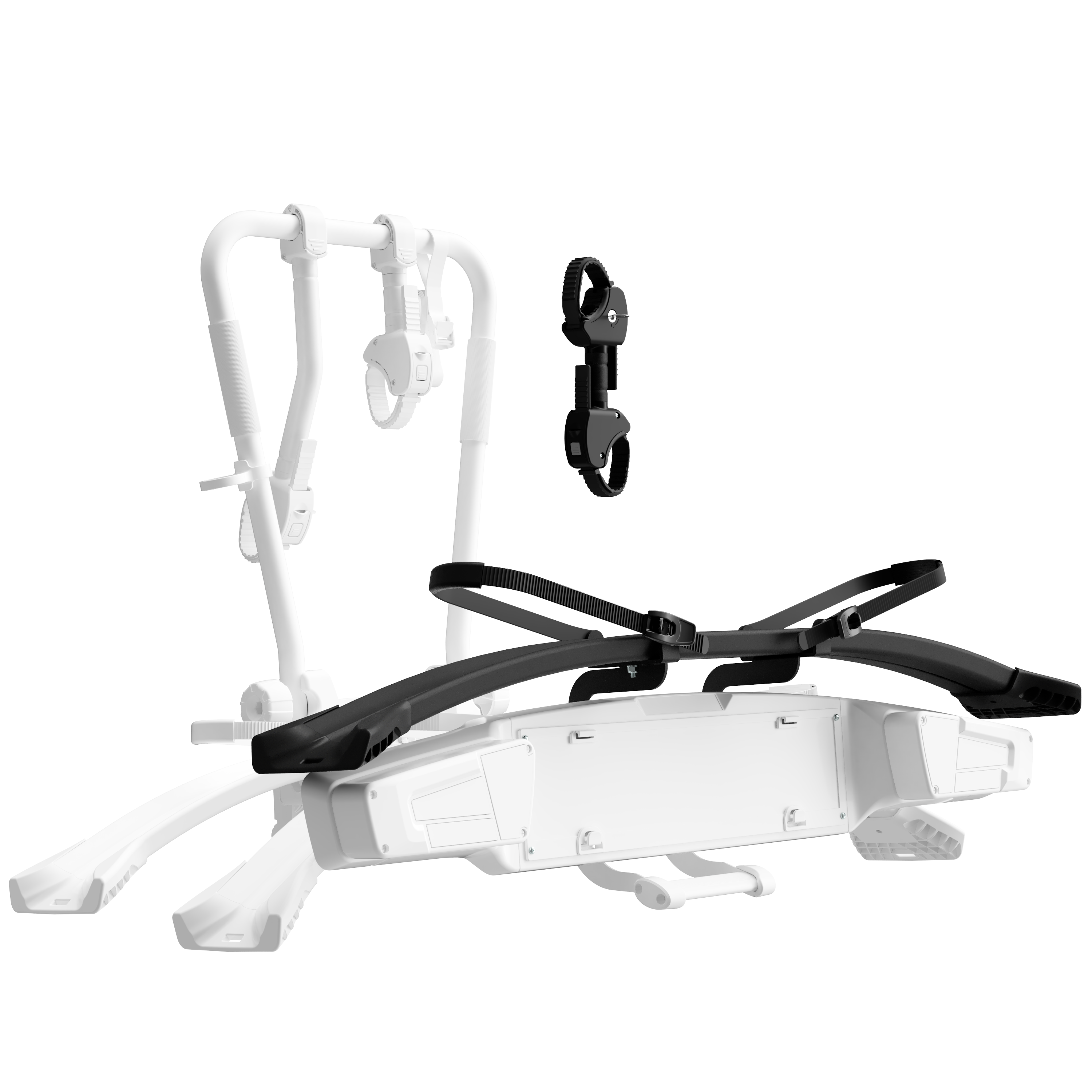 G.P. Verve kit terza bici portabici gancio traino 15 kg