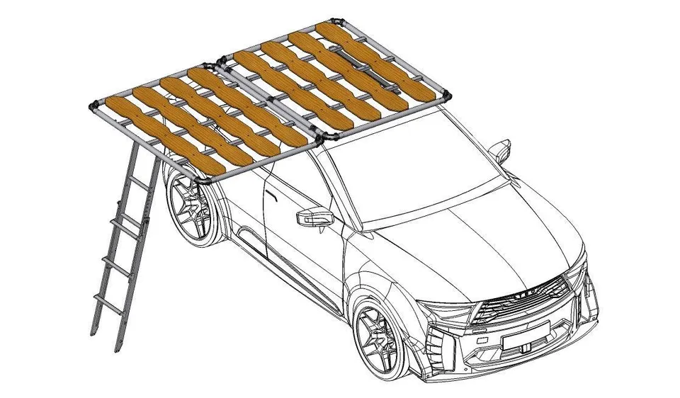 Camp Up Karma Rack Tetto Base Tenda 160x250 cm 280 kg