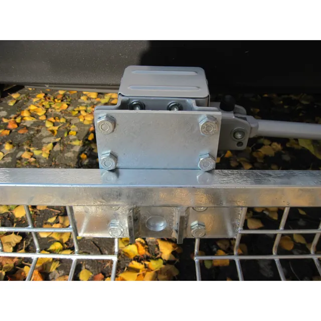 Heck-Pack Piastra Adattatrice Inox Regolazione Altezza 8 cm