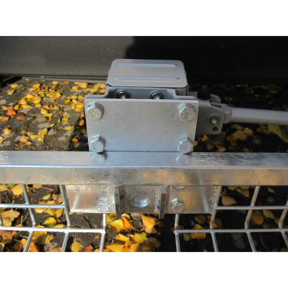 Heck-Pack Piastra Adattatrice Inox Regolazione Altezza 8 cm