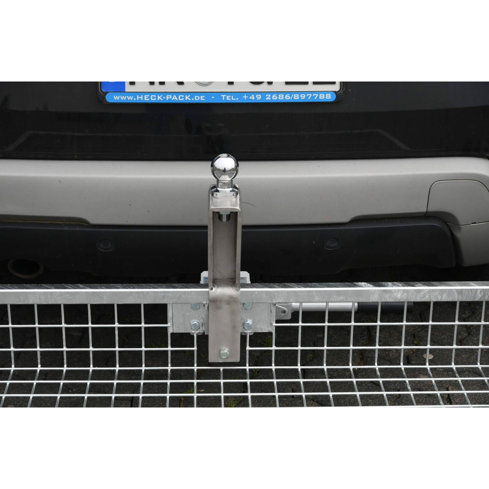Heck-Pack staffa verricello testa a sfera acciaio inox