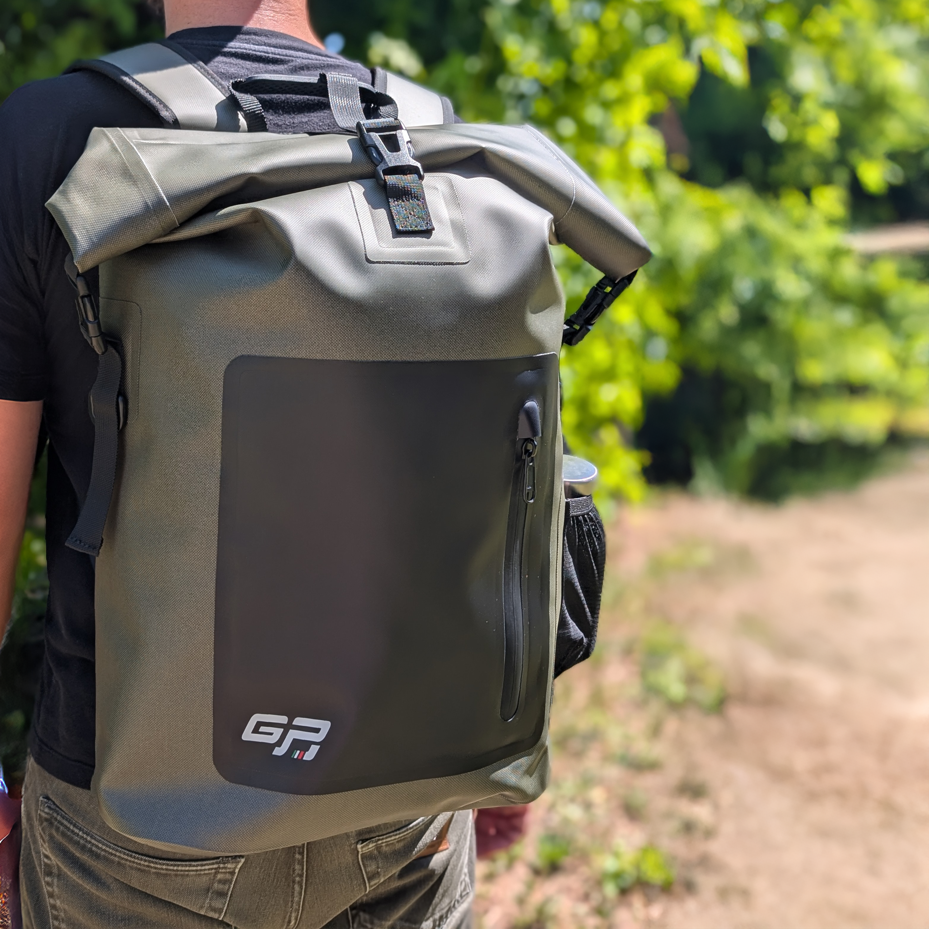G.P. Rolltop Zaino 30L Impermeabile Porta Laptop