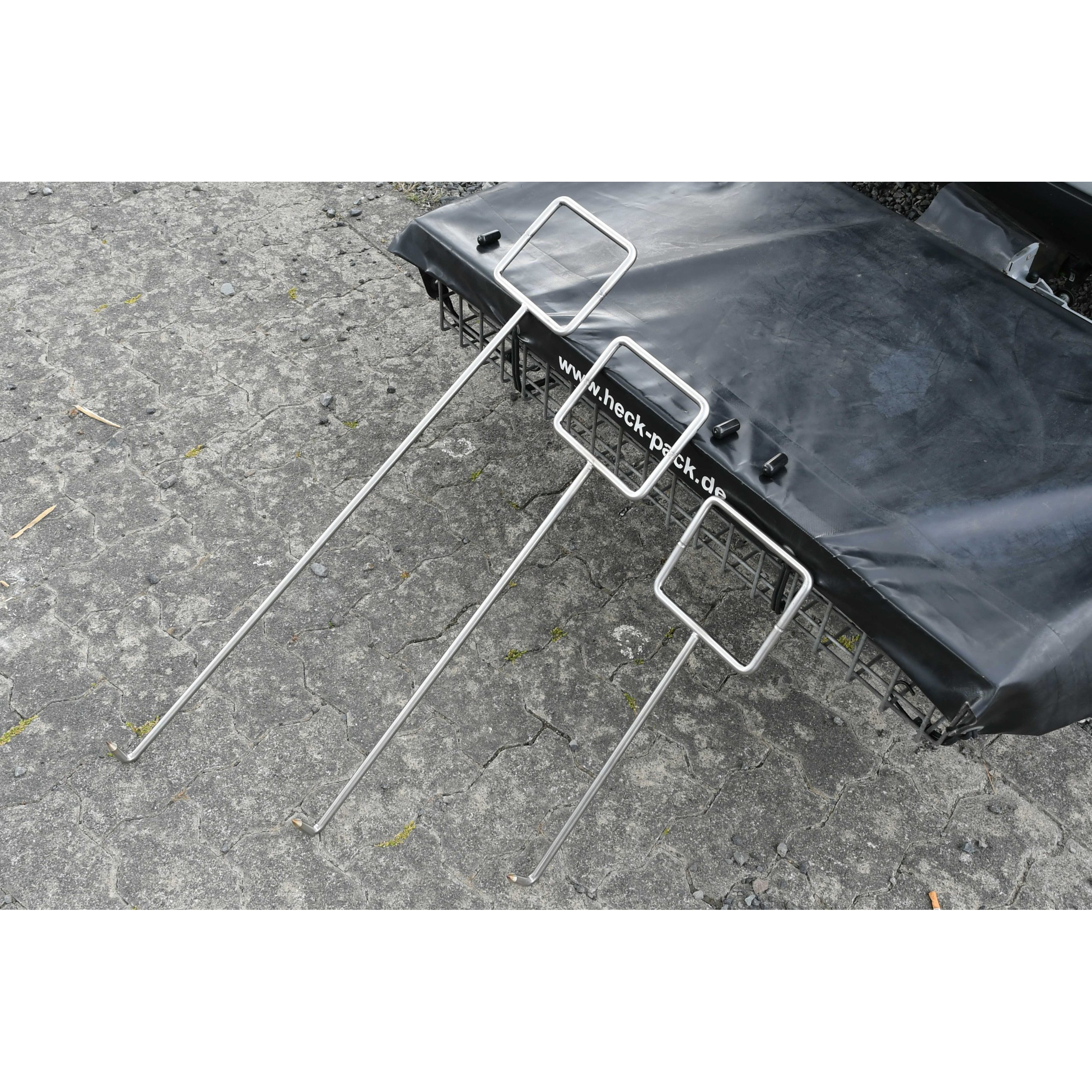 Heck-Pack Wildbergehaken gancio recupero inox 80 cm