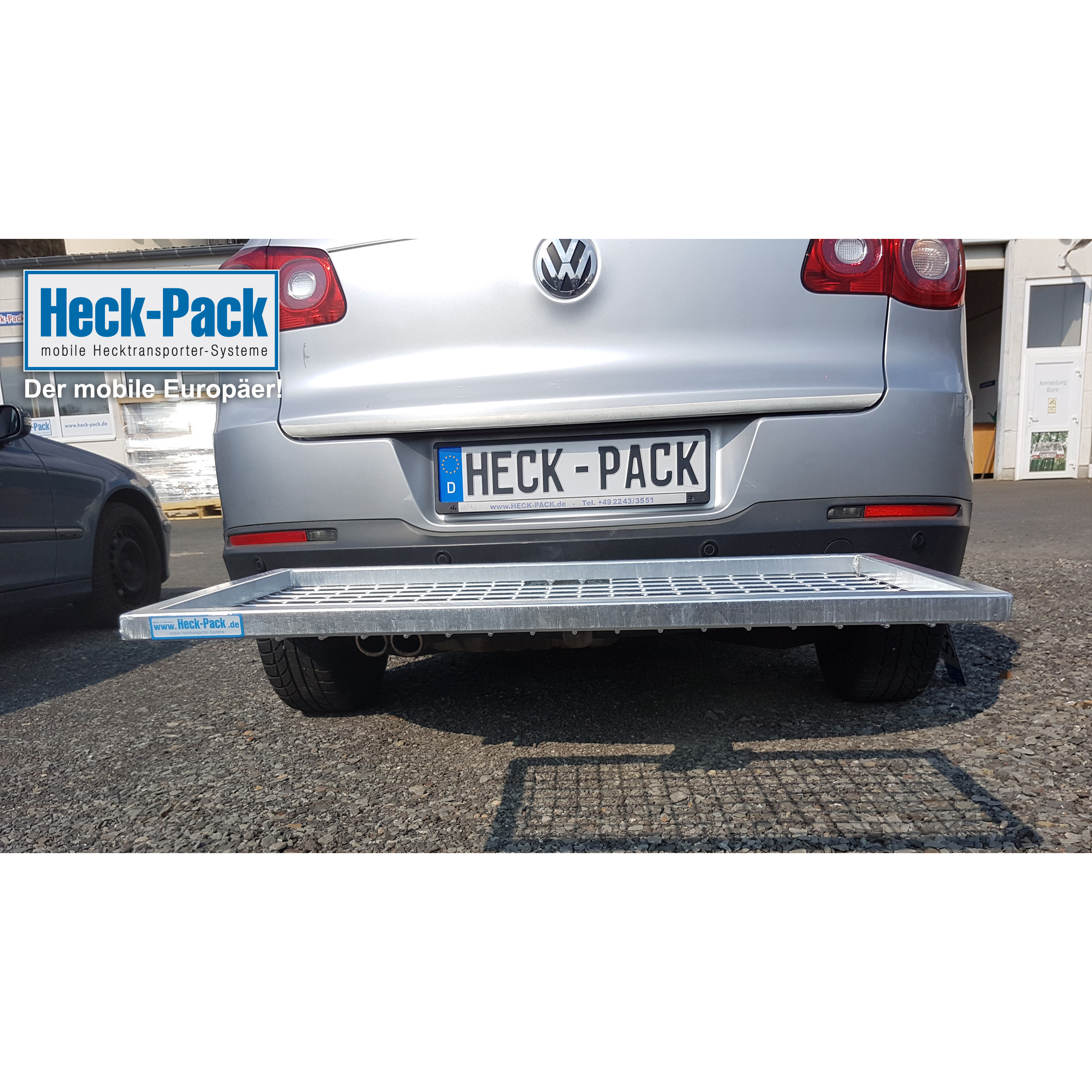Heck-Pack Optimal 1000x500 Portapacchi Posteriore Piatto